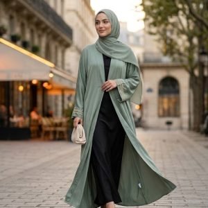 The Ethereal Open Abaya